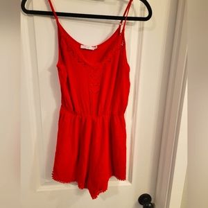 Red romper